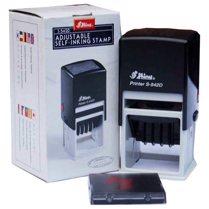 Shiny S-542D Self-Inking Date Stamp