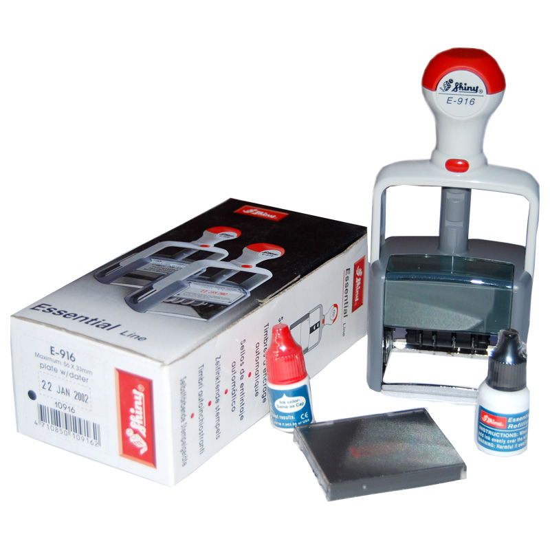 Shiny E-916 Self Inking Dater Stamp