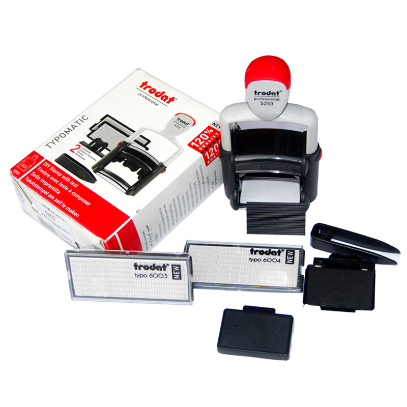 trodat-5253-professional-line-typomatic-stamp-kit